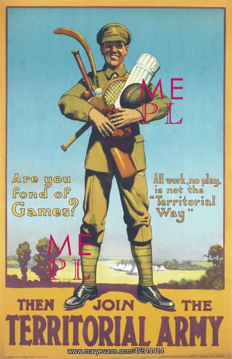 : TERRITORIAL ARMY POSTER : TERRITORIAL ARMY POSTER