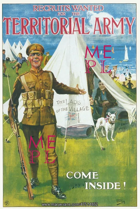 : TERRITORIAL ARMY POSTER : TERRITORIAL ARMY POSTER