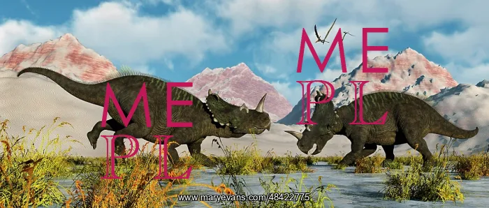 : A territorial dispute between a pair of male Centrosaurus ? : A territorial dispute between a pair of male Centrosaurus ?