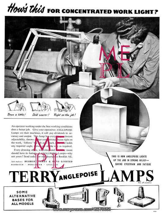 : Terry ANGLEPOISE Lamps : Terry ANGLEPOISE Lamps