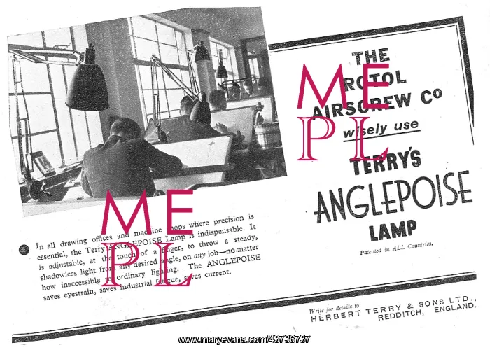 : Terrys Anglepoise Lamp : Terrys Anglepoise Lamp
