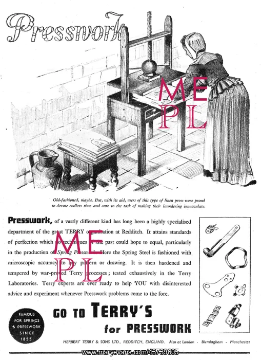 : Terrys Springs & Presswork : Terrys Springs & Presswork