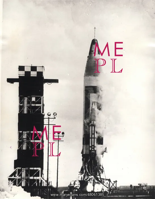 : Test launch of a Convair SM-65 Atlas A ICBM : Test launch of a Convair SM-65 Atlas A ICBM