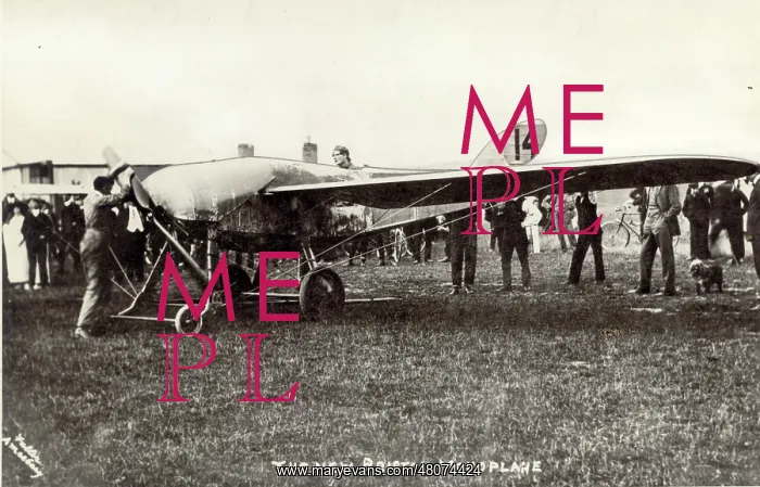 : Test pilot Harry R Busteed in the Bristol-Coanda Monoplane : Test pilot Harry R Busteed in the Bristol-Coanda Monoplane