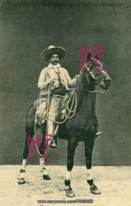 : Texas-Tex, Mexican on horseback : Texas-Tex, Mexican on horseback