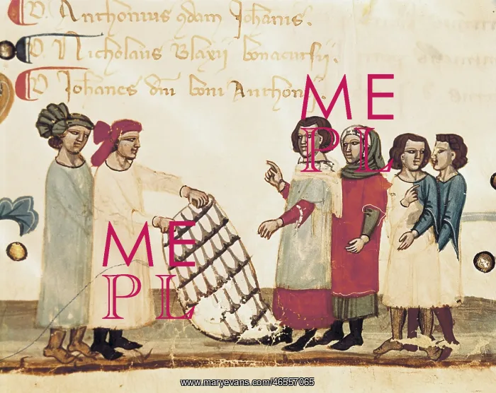  : Textile Merchants. Illustration from the book of