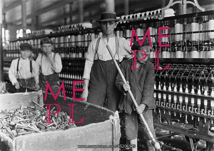 : A textile mill. Sweeper and doffer boys ? : A textile mill. Sweeper and doffer boys ?