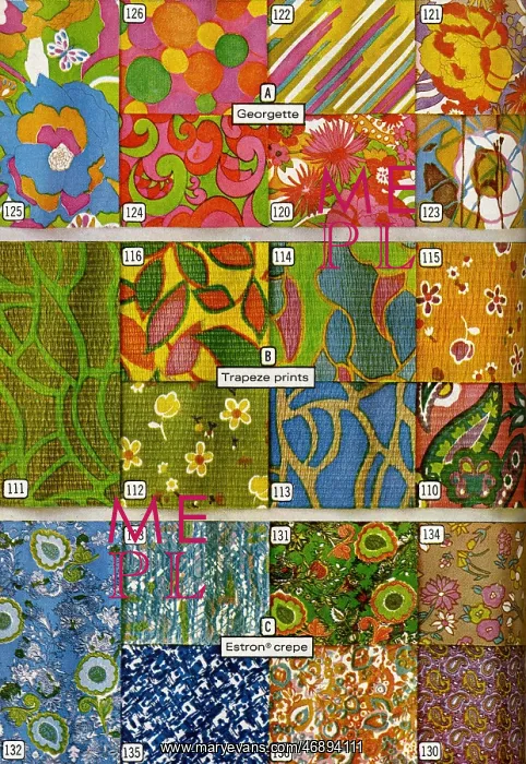 : Textile prints from Montgomery Ward spring / summer 1968 catal : Textile prints from Montgomery Ward spring / summer 1968 catal