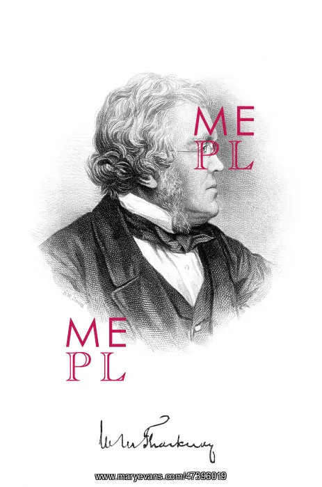  : THACKERAY. WILLIAM MAKEPEACE THACKERAY (1811 - 1863), author of Vanity Fair etc