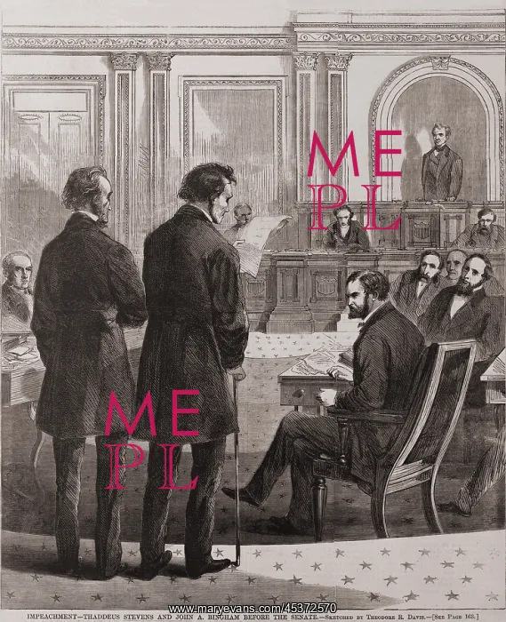 : Thaddeus Stevens and John A. Bingham present : Thaddeus Stevens and John A. Bingham present