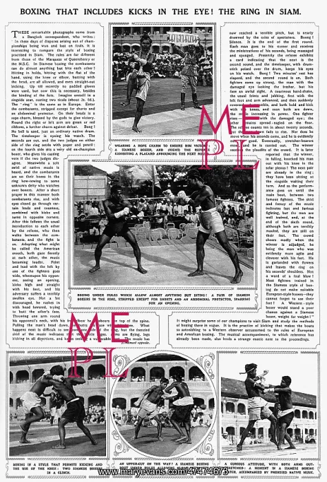 : Thai Boxing or Muay Thai, 1930 : Thai Boxing or Muay Thai, 1930