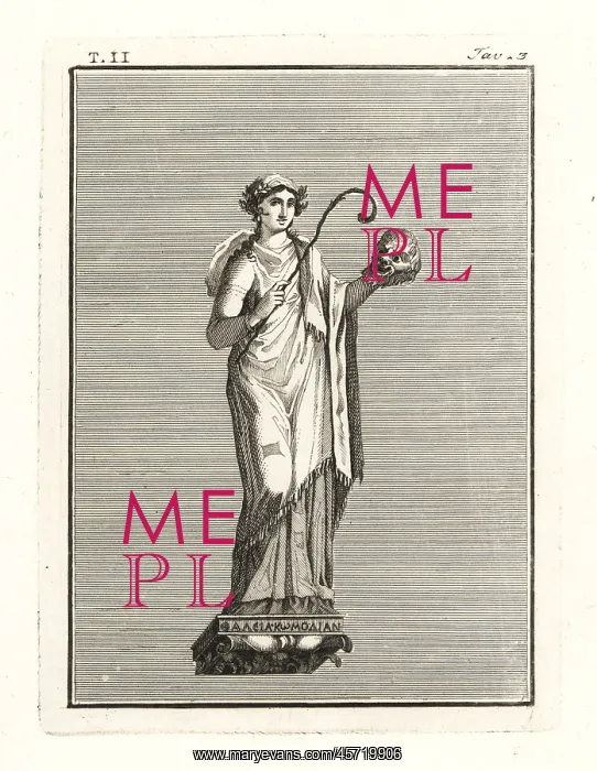 : Thalia, Roman muse of comedy : Thalia, Roman muse of comedy