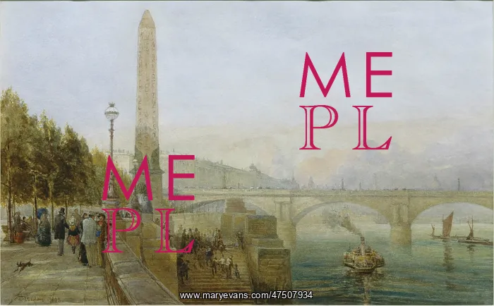 : The Thames with Cleopatra's Needle : The Thames with Cleopatra's Needle