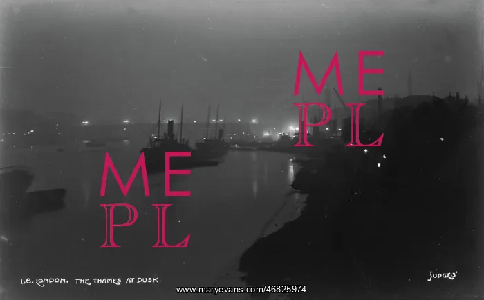 : The Thames at Dusk : The Thames at Dusk