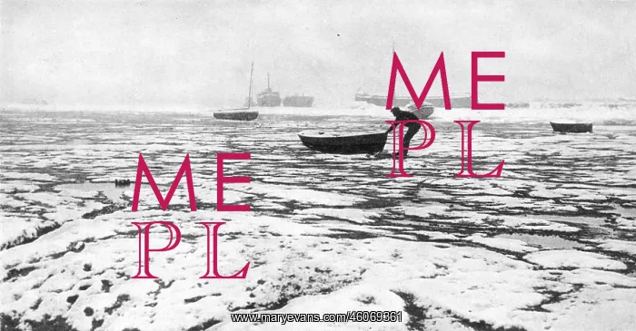 : Thames Estuary during the winter of 1947 : Thames Estuary during the winter of 1947