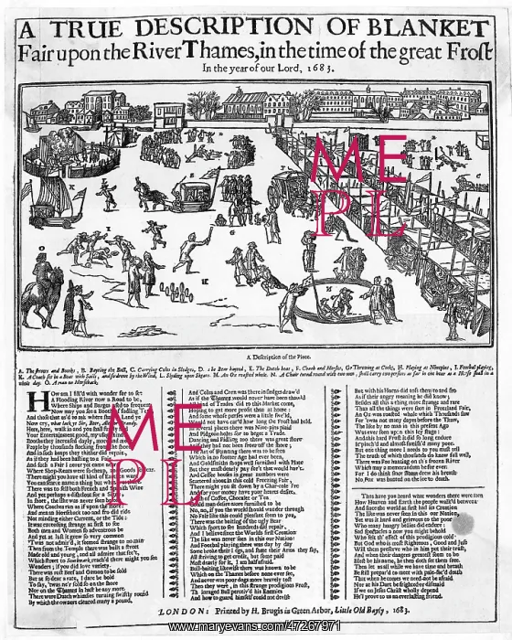 : THAMES FROST FAIR / 1683 : THAMES FROST FAIR / 1683