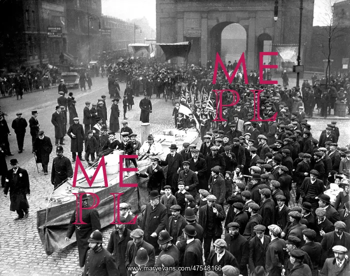 : Thames Ironworks demonstration, London : Thames Ironworks demonstration, London