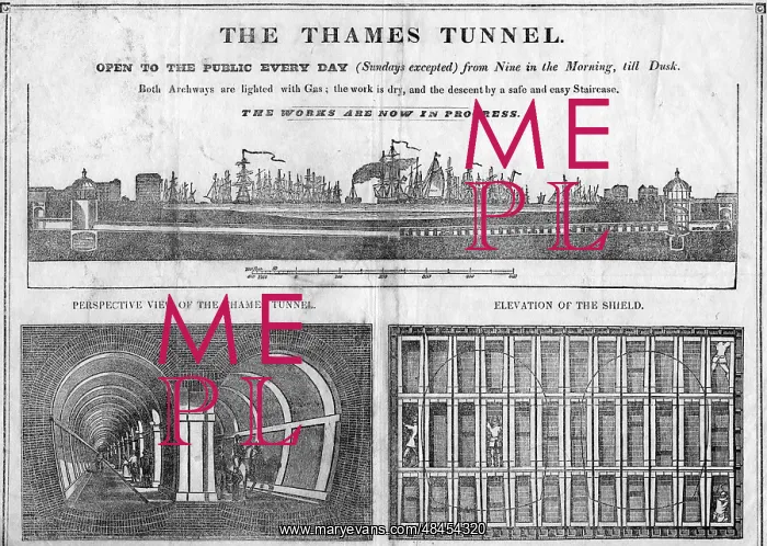 : The Thames Tunnel between Wapping and Rotherhithe : The Thames Tunnel between Wapping and Rotherhithe