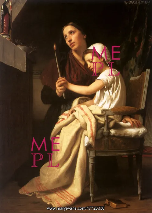 : The Thank Offering, by Bouguereau : The Thank Offering, by Bouguereau