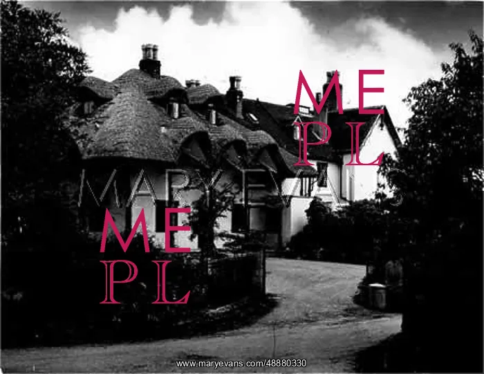 : THATCHED HOUSE 1930S : THATCHED HOUSE 1930S