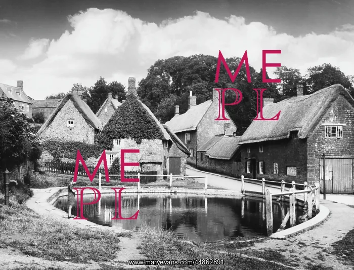 : THATCHED VILLAGE 1930S : THATCHED VILLAGE 1930S