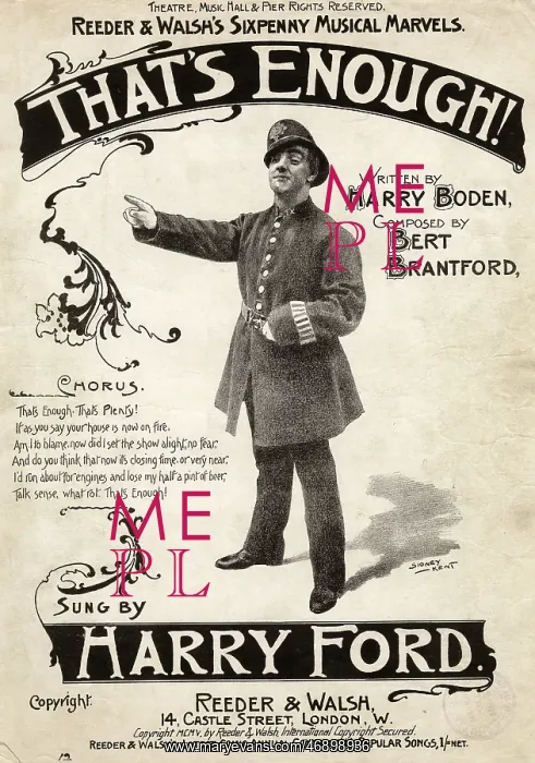: That's Enough!, by Harry Boden and Bert Brantford : That's Enough!, by Harry Boden and Bert Brantford
