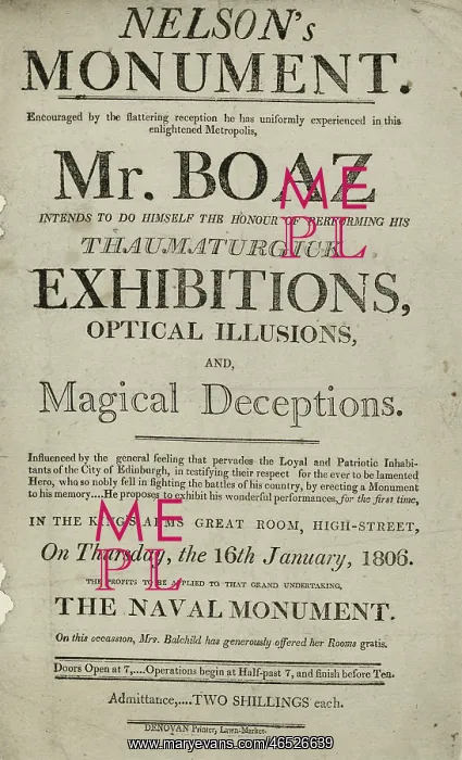 : Thaumaturgick exhibitions, optical illusions and deceptions : Thaumaturgick exhibitions, optical illusions and deceptions