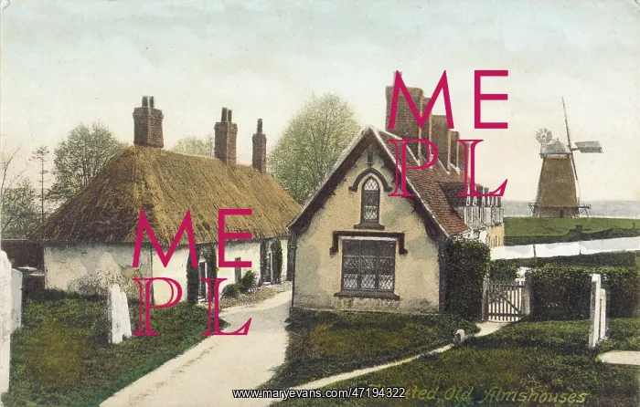  : THAXTED / ALMSHOUSES 1905