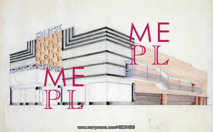 : Theater. Design proposal for the Puck Theater, ? : Theater. Design proposal for the Puck Theater, ?