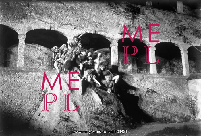 : Theater performance Faust in Felsenreitschule 1933 : Theater performance Faust in Felsenreitschule 1933