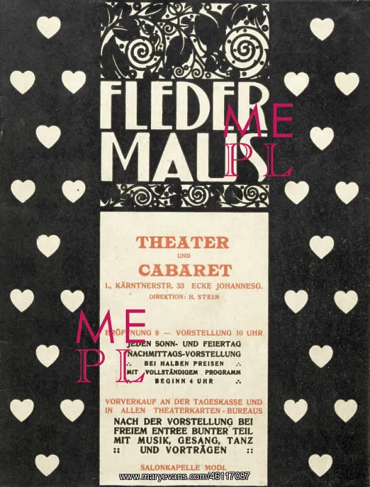 : Theater program of Cabaret Fledermaus : Theater program of Cabaret Fledermaus