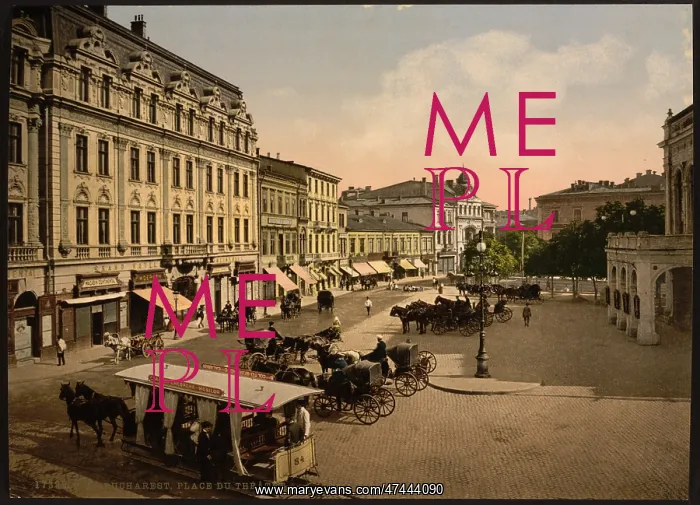 : Theaterplatz, Bukharest, Roumania : Theaterplatz, Bukharest, Roumania