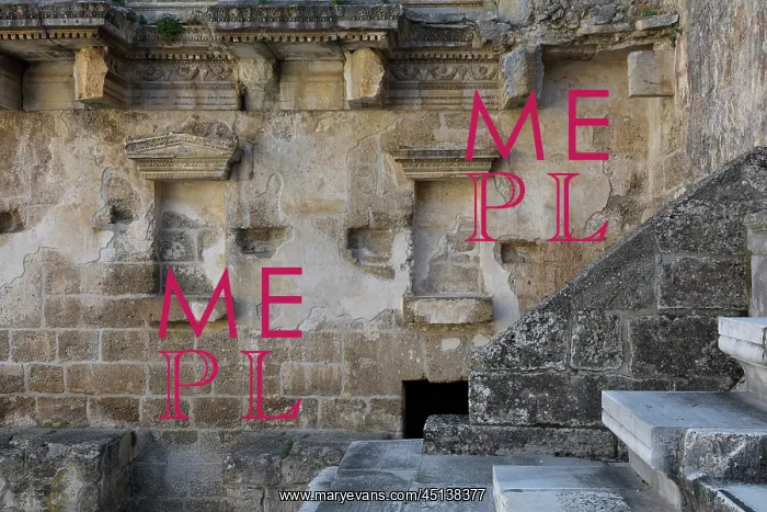 : Theatre, Aspendos, Turkey : Theatre, Aspendos, Turkey