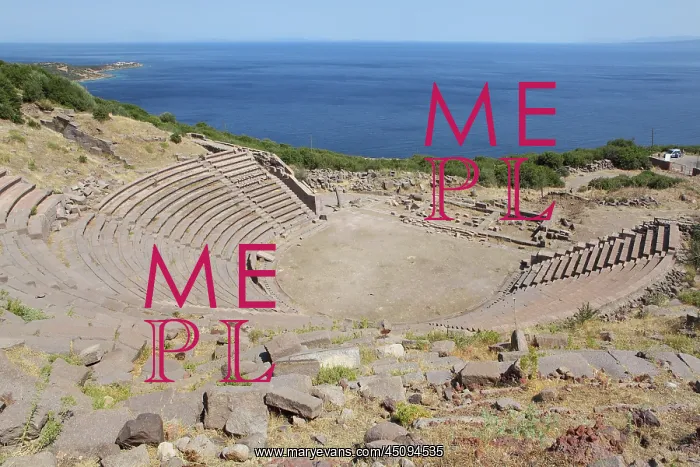 : Theatre, Assos, Turkey : Theatre, Assos, Turkey