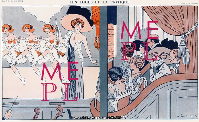 : THEATRE FROM A BOX 1909 : THEATRE FROM A BOX 1909