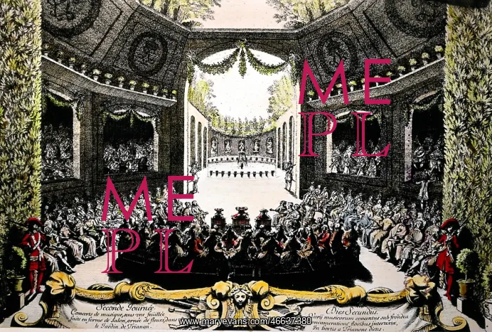 : theatre, opera performance in Trianon park, 2nd : theatre, opera performance in Trianon park, 2nd
