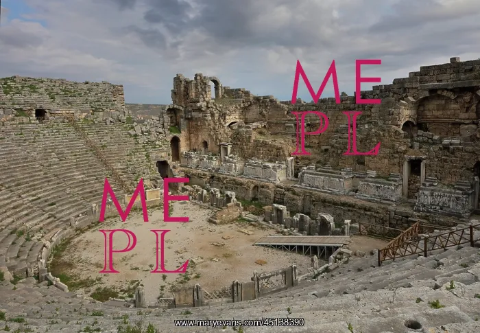 : Theatre, Perga, Antalya, Turkey : Theatre, Perga, Antalya, Turkey