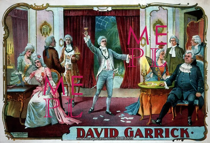  : Theatre poster, David Garrick