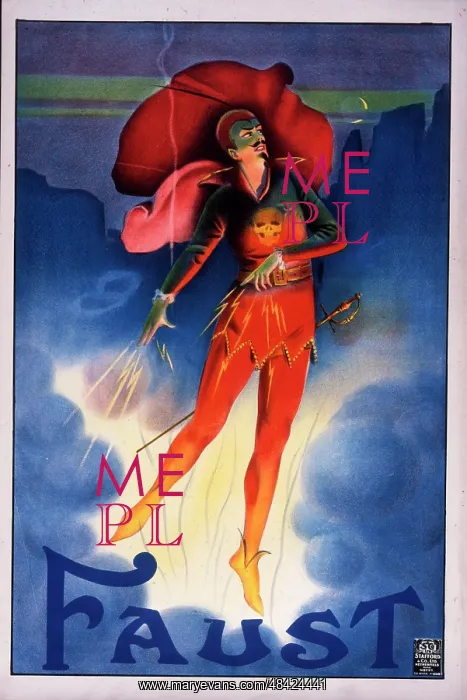 : Theatre poster, Faust : Theatre poster, Faust