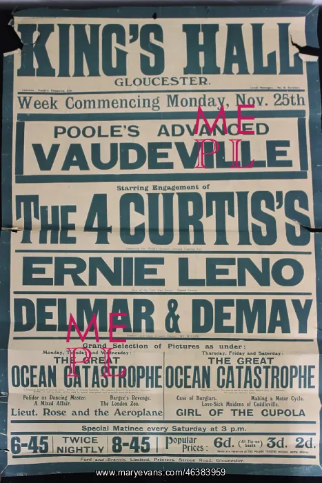 : Theatre poster - The Great Ocean Catastrophe : Theatre poster - The Great Ocean Catastrophe