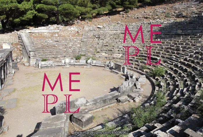: Theatre, Priene, Aydin, Turkey : Theatre, Priene, Aydin, Turkey