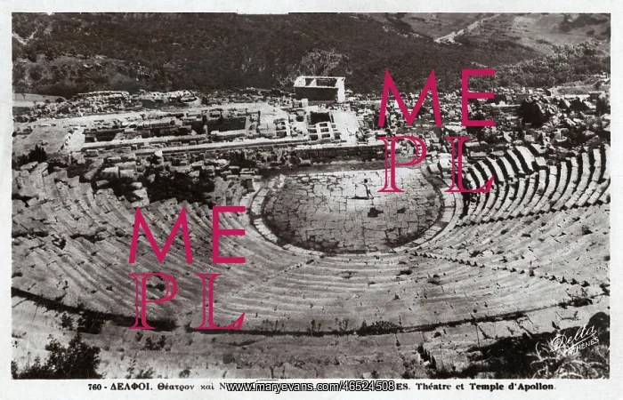  : The Theatre and Temple of Apollo, Delphi, Greece