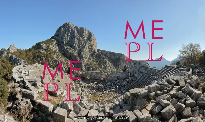 : Theatre, Termessos, Antalya, Turkey : Theatre, Termessos, Antalya, Turkey