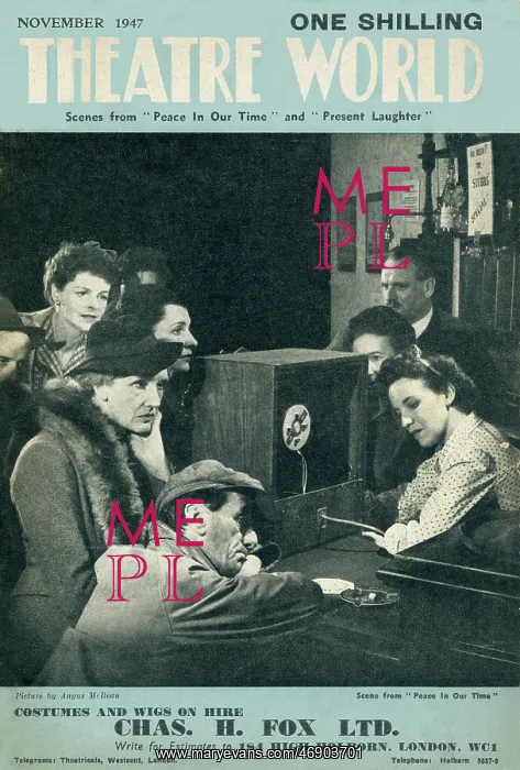 : Theatre World cover - Peace in our Time : Theatre World cover - Peace in our Time