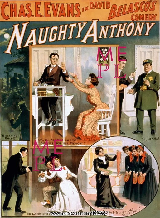 : Theatrical poster advertising a David Belasco, ? : Theatrical poster advertising a David Belasco, ?