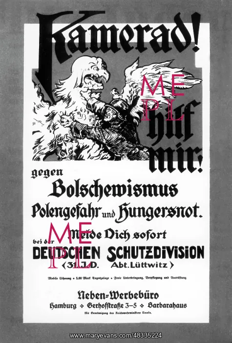 : Call of theF reikorps of Luettwitz to fight : Call of theF reikorps of Luettwitz to fight