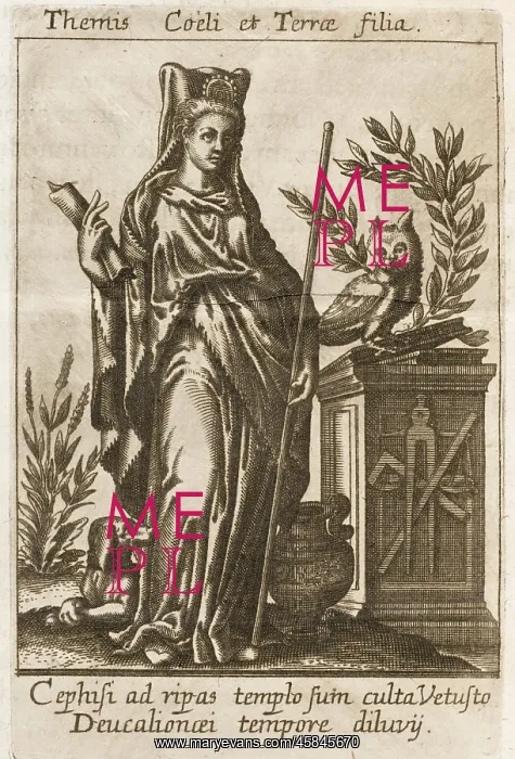  : THEMIS. Greek / Roman deity, protectress of hospitality