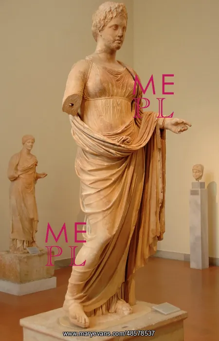 : THEMIS statue, goddess of justice. Greece. IV century B.C : THEMIS statue, goddess of justice. Greece. IV century B.C