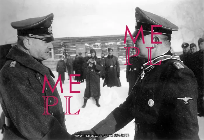 : Theodor Eicke awarded with the Knight's Cross, 1941 : Theodor Eicke awarded with the Knight's Cross, 1941