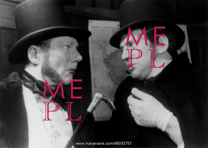 : Theodor Grieg and Otto Schenk as Schmock in : Theodor Grieg and Otto Schenk as Schmock in